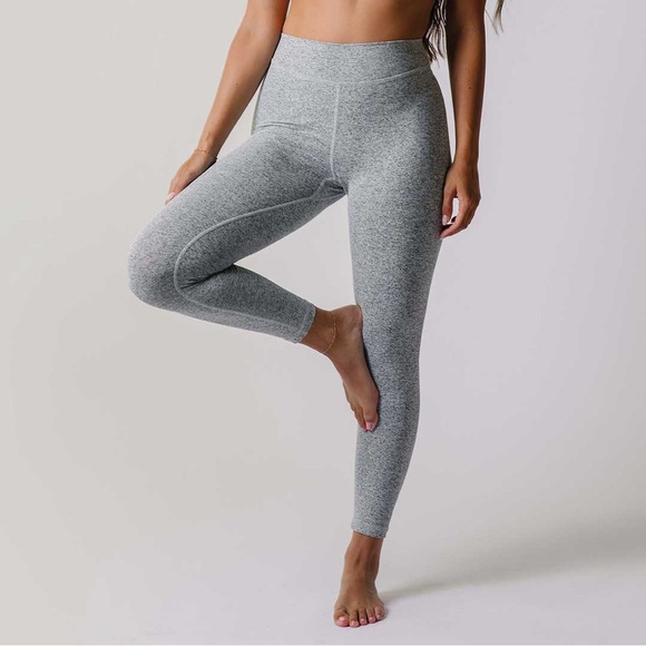 Albion Intention Leggings 7/8, Heather Gray - Picture 2 of 6